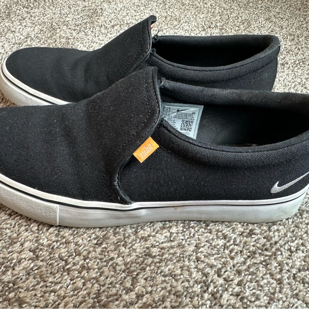 Nike Black Slip-On Sneakers